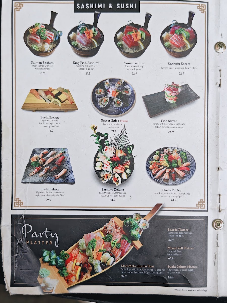 Menu Makimoto Port Macquarie-1