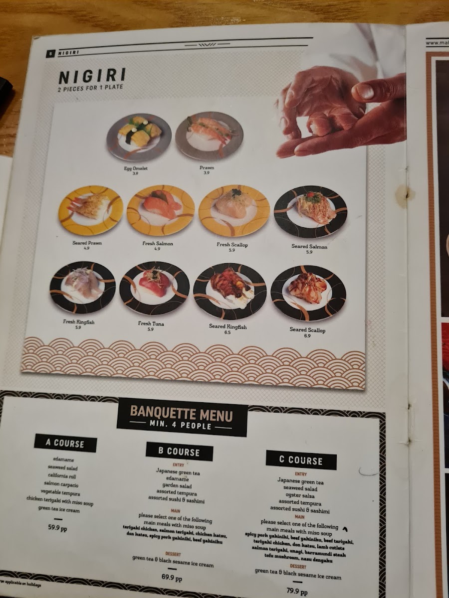 Menu Makimoto Port Macquarie-5